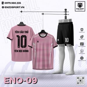 Áo Bóng Đá Không Logo ENO-09 Hồng