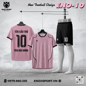 Áo Thiết Kế Không Logo ENO-10 Màu Hồng
