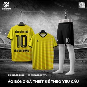Áo Bóng Đá Không Logo Màu Vàng Đẹp Nhất