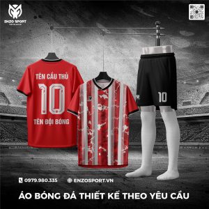 Áo Bóng Đá Không Logo Màu Đỏ Đẹp Mắt