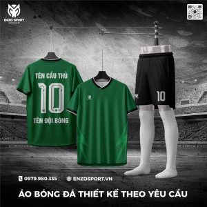 Áo Bóng Đá Không Logo Màu Xanh Két Đẹp Nhất