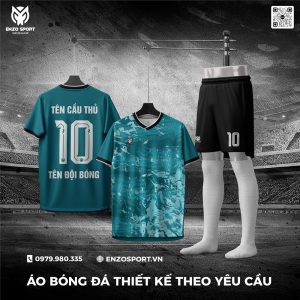 Áo Bóng Đá Không Logo Màu Xanh Đẹp Nhất