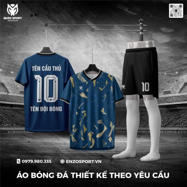 Áo Bóng Đá Không Logo Màu Tím Than Mới Nhất
