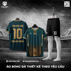 Áo Bóng Đá Không Logo Màu Xanh Mới Nhất