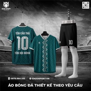 Áo Bóng Đá Không Logo Màu Xanh Mới Nhất