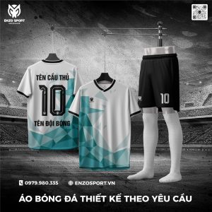 Áo Bóng Đá Không Logo Phối Màu Loang Đẹp Mắt