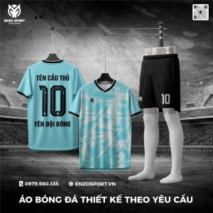 Áo Bóng Đá Không Logo Màu Xanh Ngọc Mới Nhất