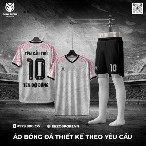 Áo Bóng Đá Không Lo Phối Trắng Hồng Bắt Mắt