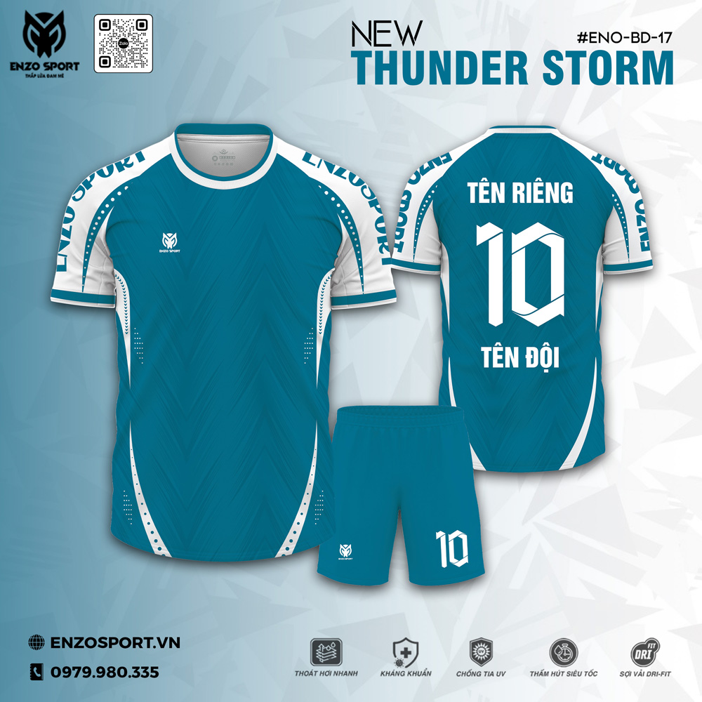 Áo bóng đá không logo xanh dương đậm Dri-Fit họa tiết chìm hiện đại